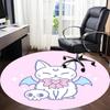 1pc Bat Cat Skull Chair Carpet for Office, , Non-slip carpet, Very suitable for offices, farmhouses,Outdoor carpet yy251120035