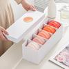 Set of 5 Gradient Macaron-Colored Wavy Ceramic Bowls - Household Soup Bowls and Rice Bowls, High-End Tableware Gift Box Set