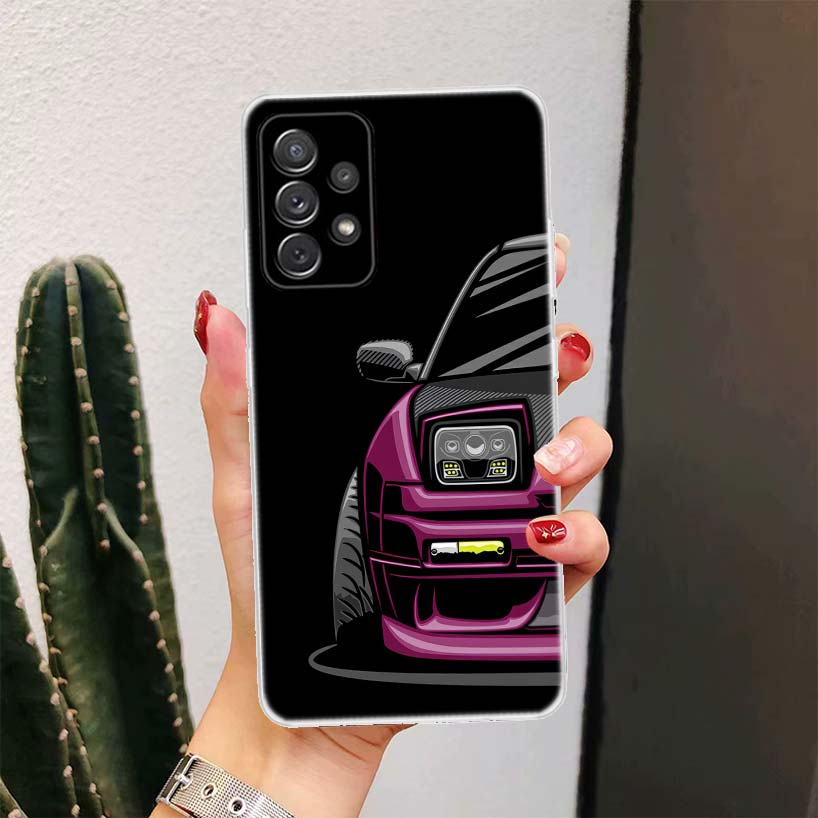 JDM Tokyo Drift Sports Car Male Men For Samsung Galaxy A16 A15 A14 A13 A56 A55 A54 A53 Phone Case A36 A35 A34 A33 A26 A25 A24 A2