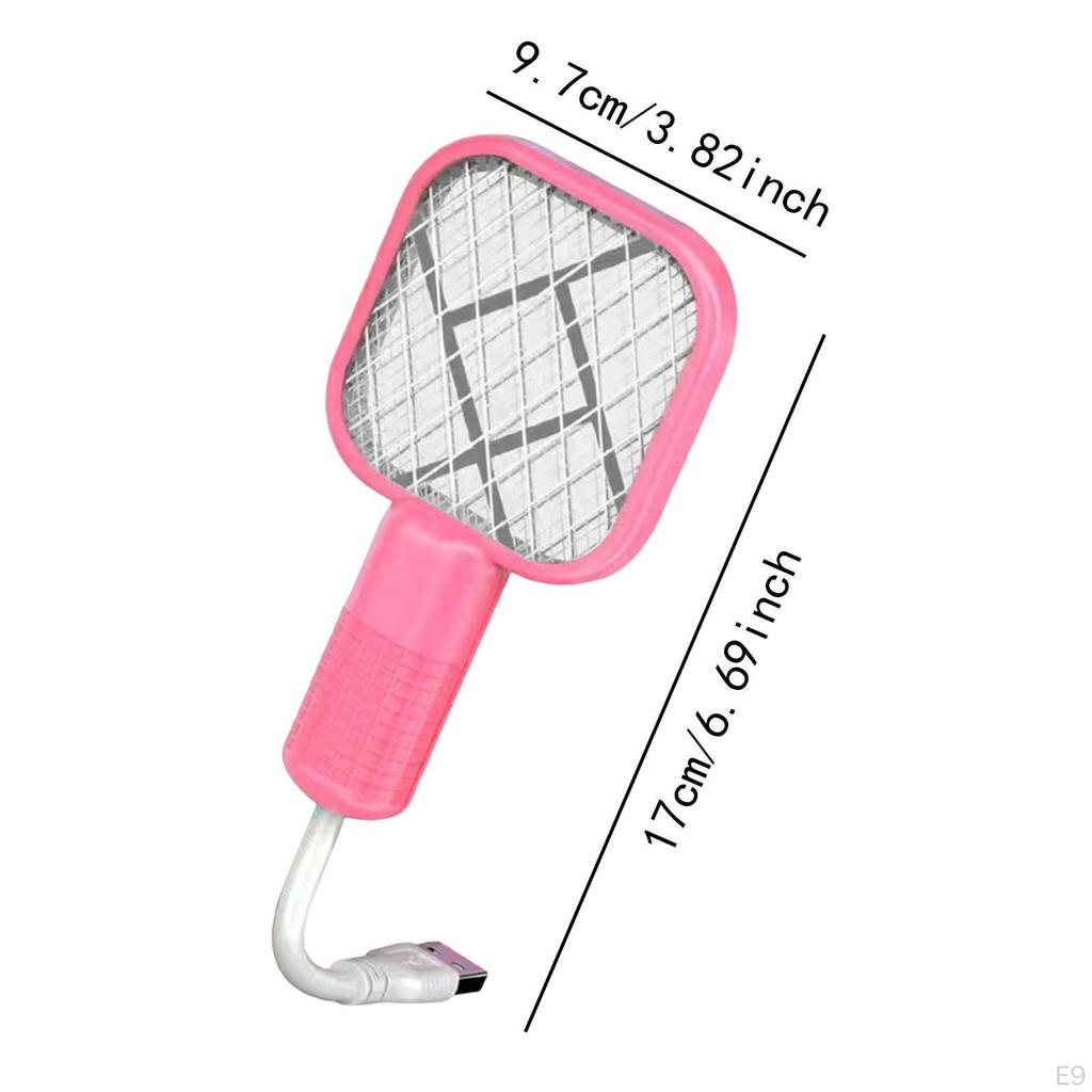 Mini Fly Zapper Racket Electric Killer for Camping Bedroom Trips