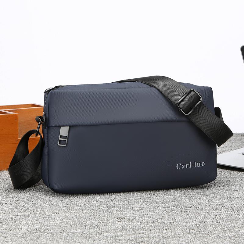 2 Layers Design Men's Bags Handbag Waterproof Fabric Man Crossbody Shoulder Bag Fashion Casual Men's Bag Small Messenger Bag Sac