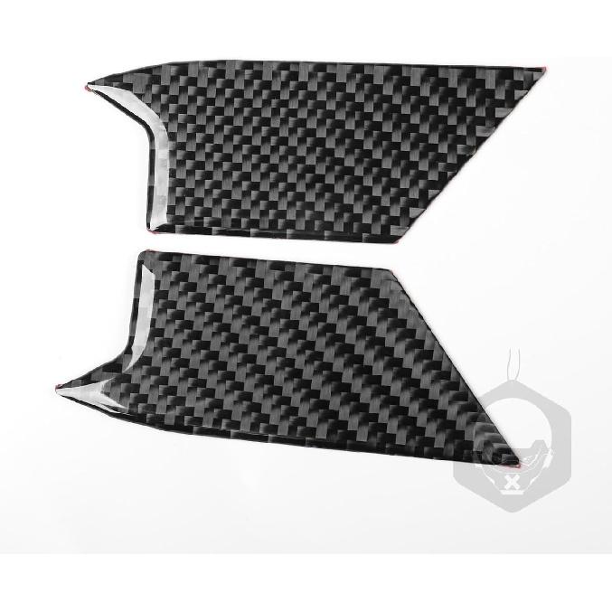 Real Carbon Fiber Car Interior Door Bowl Cover Trim Stickers Compatible with Volkswagen VW Golf 8 8.5 MK8 GTI 2021 2022 2023 Auto Accessories Decals