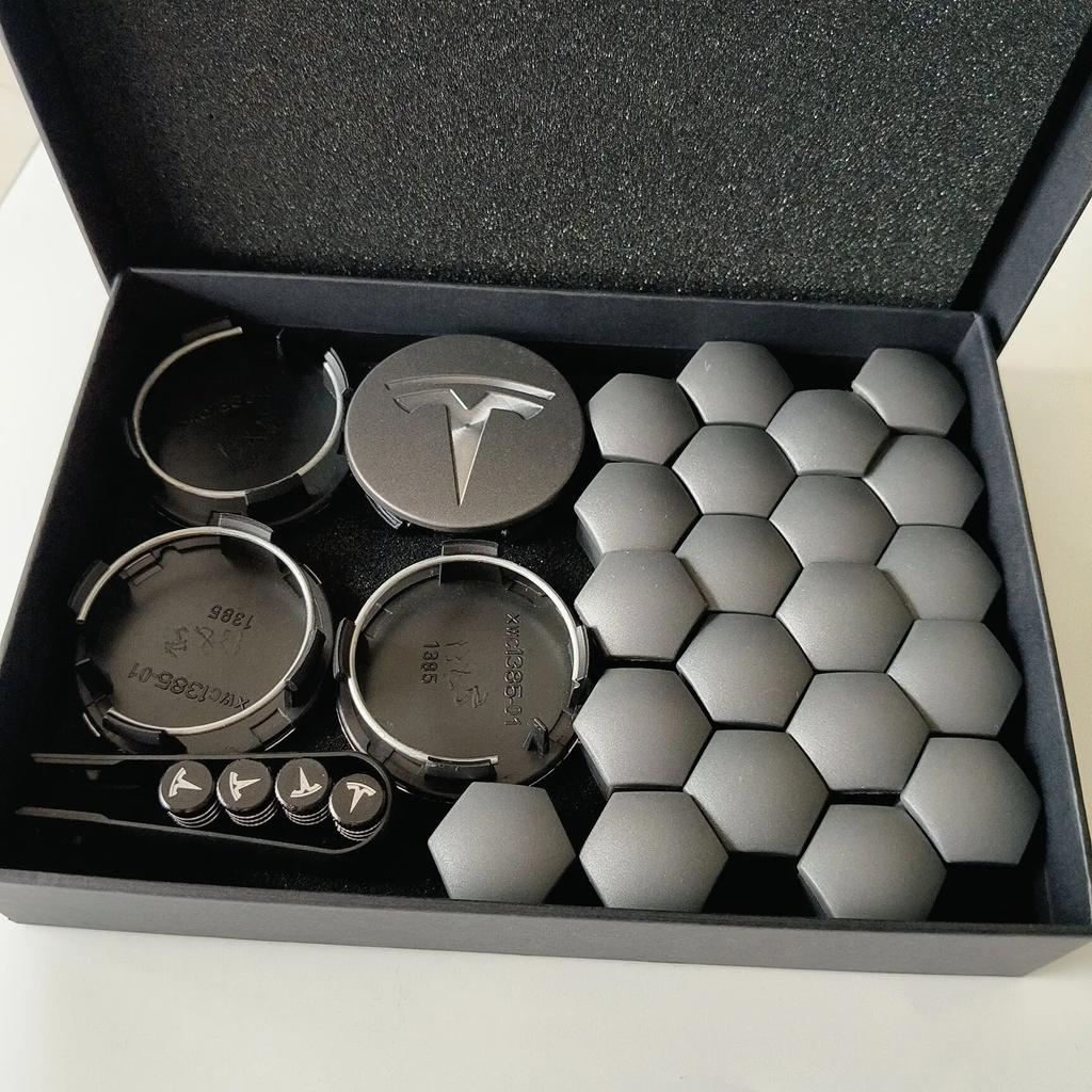 56/57MM 4KS 29KS pre Tesla Model Y Model 3 S/X Prachotesný Kryt Kolesa Stredové Krytky Náboja Kolesa Auta a Skrutky Krytiek Pneumatík Príslušenstvo