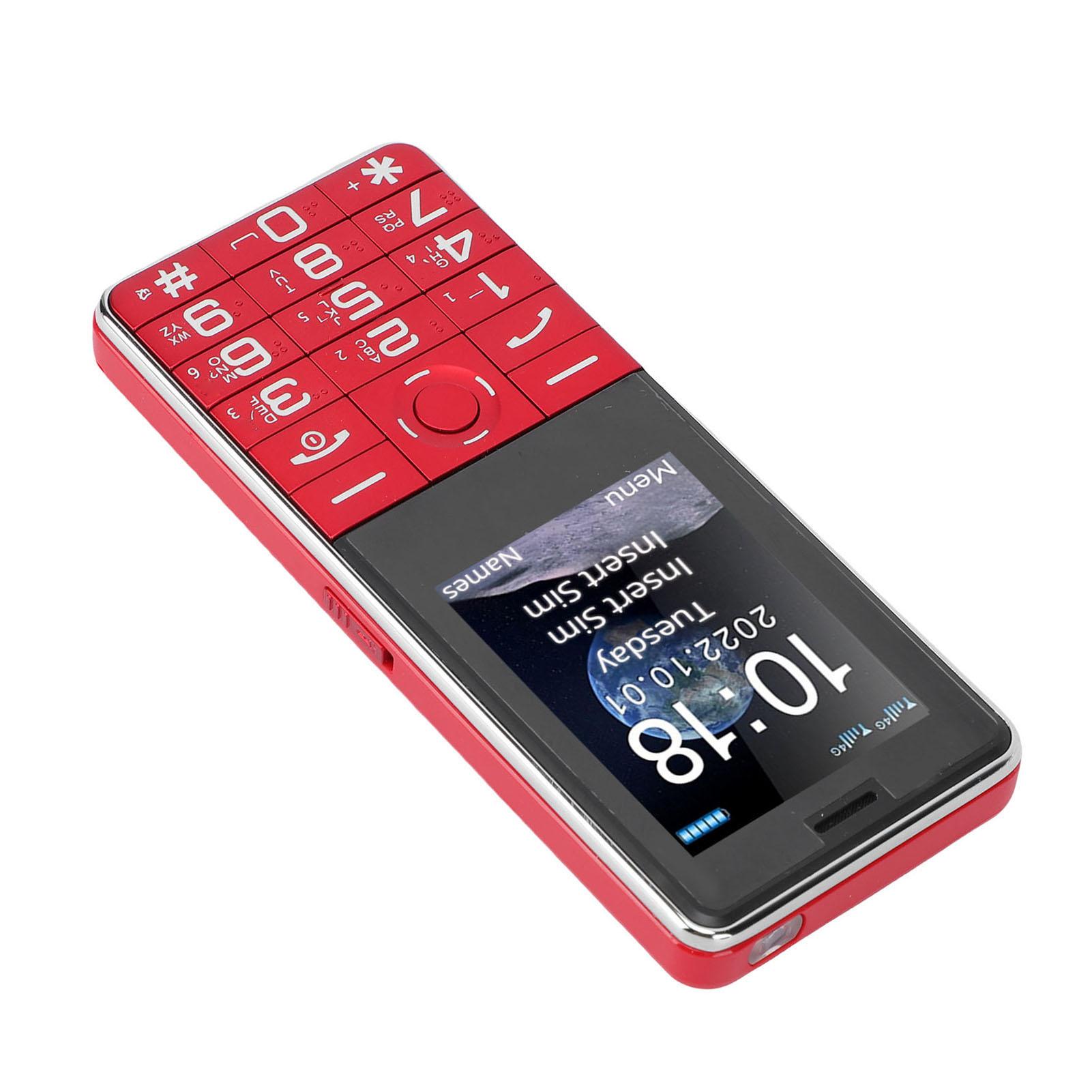 

Unlocked Cell Phone 2G Dual SIM Big Key Basic Phone with 2.4 Inch Color Screen SOS Emergency Call Loud Speaker