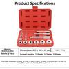 Bearing Race and Seal Mounting Tool Set 17PCS with Seal Drive and Bushing Drive for Effective Automotive Repair and Maintenance