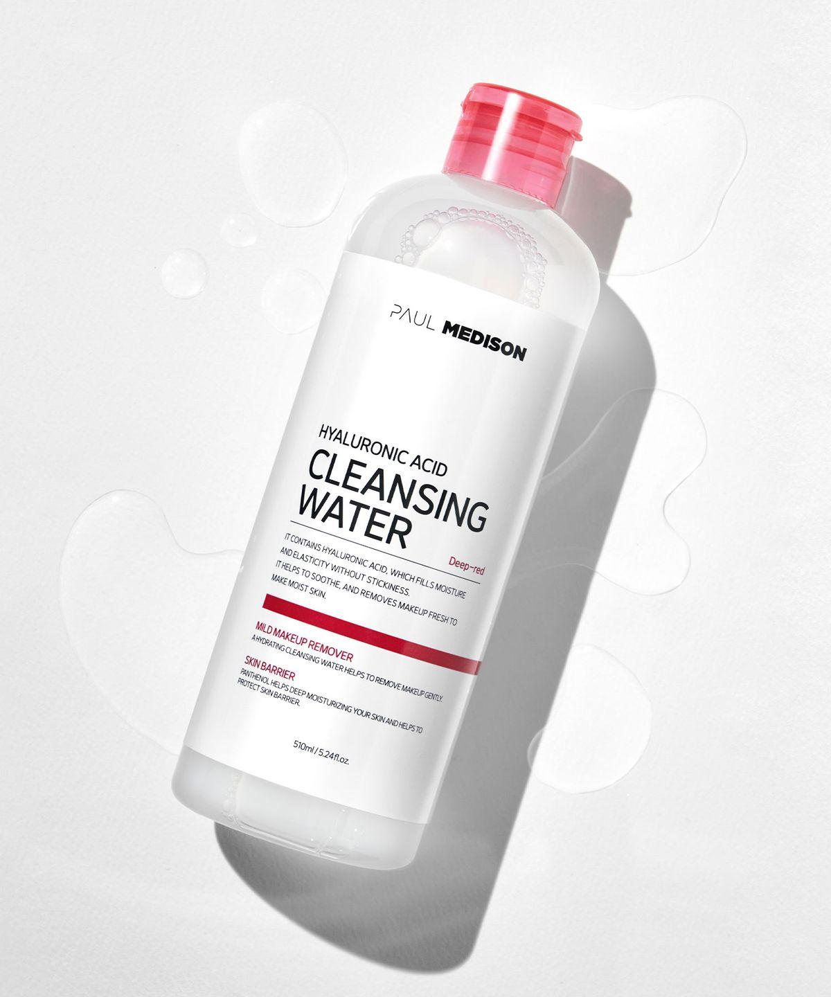 Deep Red Hyaluronic Acid Cleansing Water 510ml