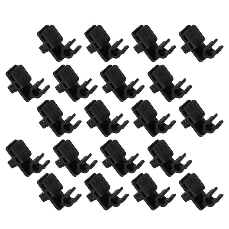 20Pcs Hood Prop Rod Clip Black Nylon Fit for Isuzu TFR TFS Trooper Holden Rodeo Chevrolet LUV Vauxhall Brava