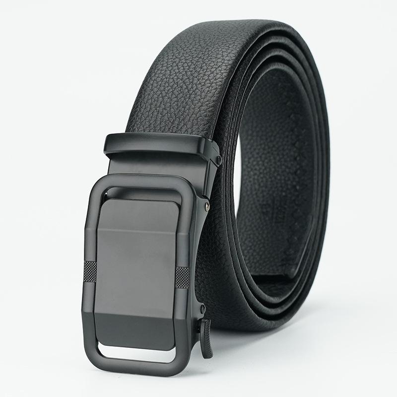 Men's Belt Automatic Buckle Belt Belt Young and Middle-aged Men's Belt