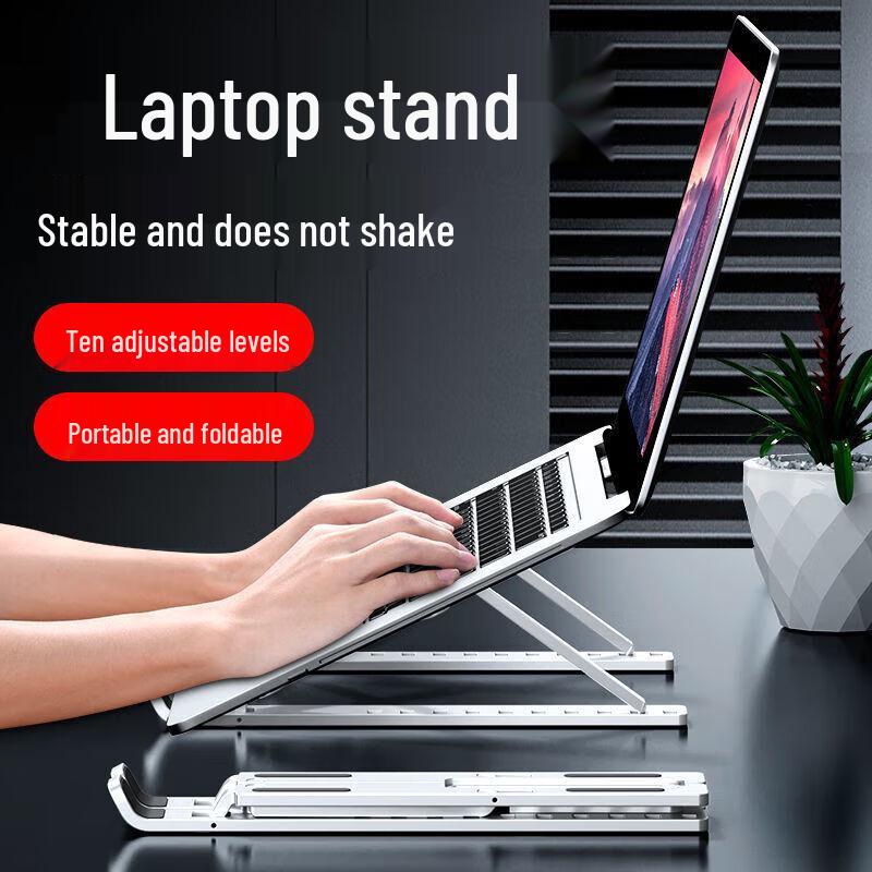 Adjustable 10-Level Portable Laptop & Tablet Stand