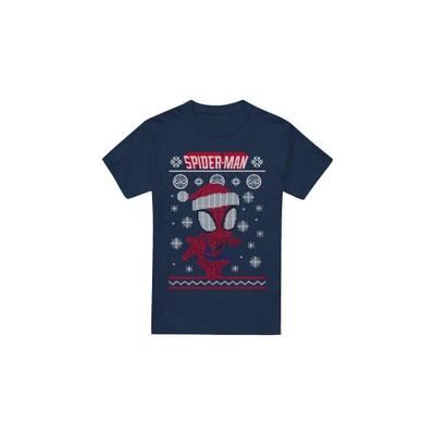 Mens Snowflake Christmas Sweater T-Shirt
