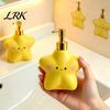 Bathroom Accessory 400ML Cartoon Star Soap Dispenser with Plastic Pump, Refillable Liquid Pump Hand Container, Empty Shower Gel Lotion Bottle