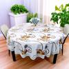 Round Tablecloth Pvc Waterproof Oilproof Dustproof For Home Kitchen Dinner Party Use