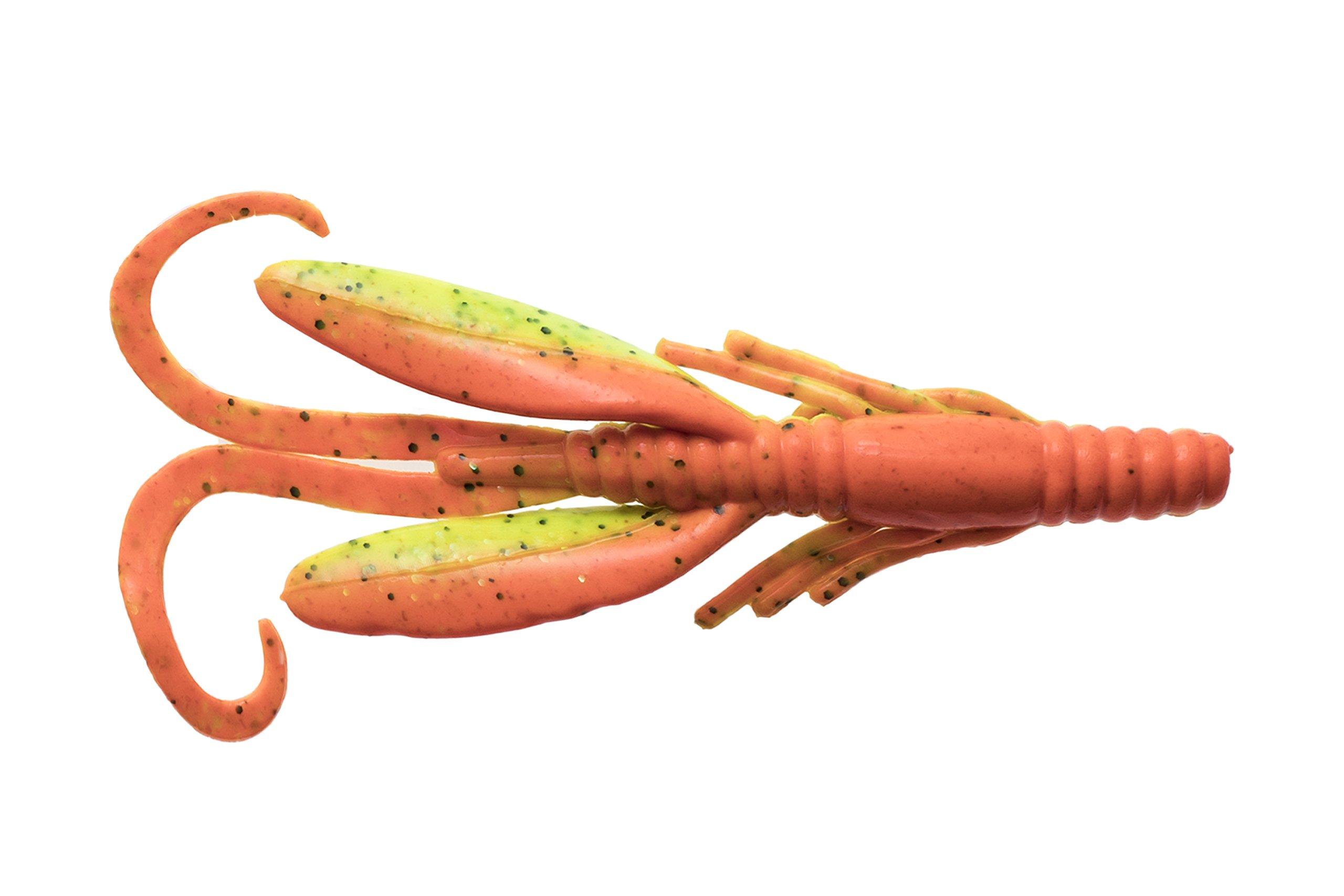 Berkley SW Hog Chartreuse Green Black Fluorescent Orange for Black Sea Light Rock and Gulp! 3-inch G2SQH3-CGBFO (Suitable Bream, Fishing, Rockfishing)