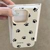 Cute Animal Pawprint Pattern Phone Case For iPhone 17 Pro Max 16 15 14 Plus 13 12 11 Pro 17Air 16e X XR XS Max Shockproof Cover