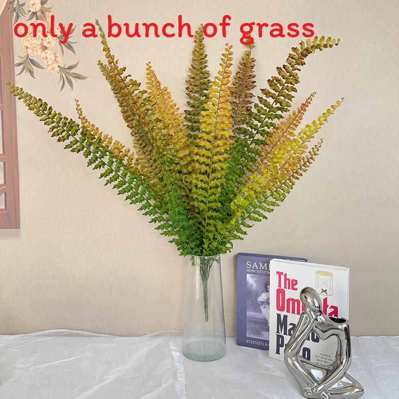 Faux 14piece Goldaccented Pothos Foliage For Wedding And Scene Design Red Tip