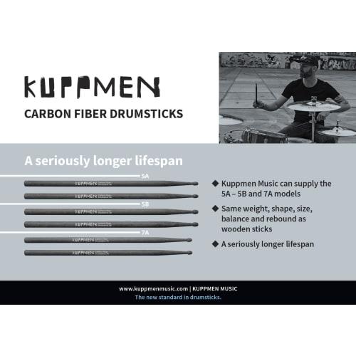 KUPPMEN Carbon Fiber Drumsticks 5A CFDS5A