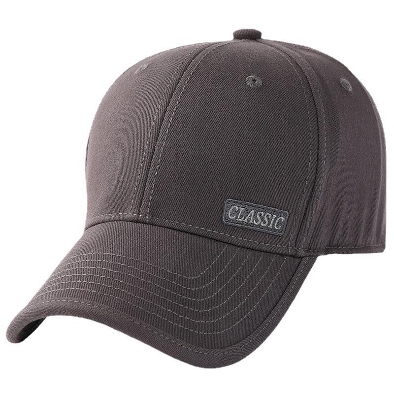 

2026 Oversize Baseball Caps Big Head Men Cotton Sport Hats Dad Large Golf Hat 55-59cm 60-65cm M серый