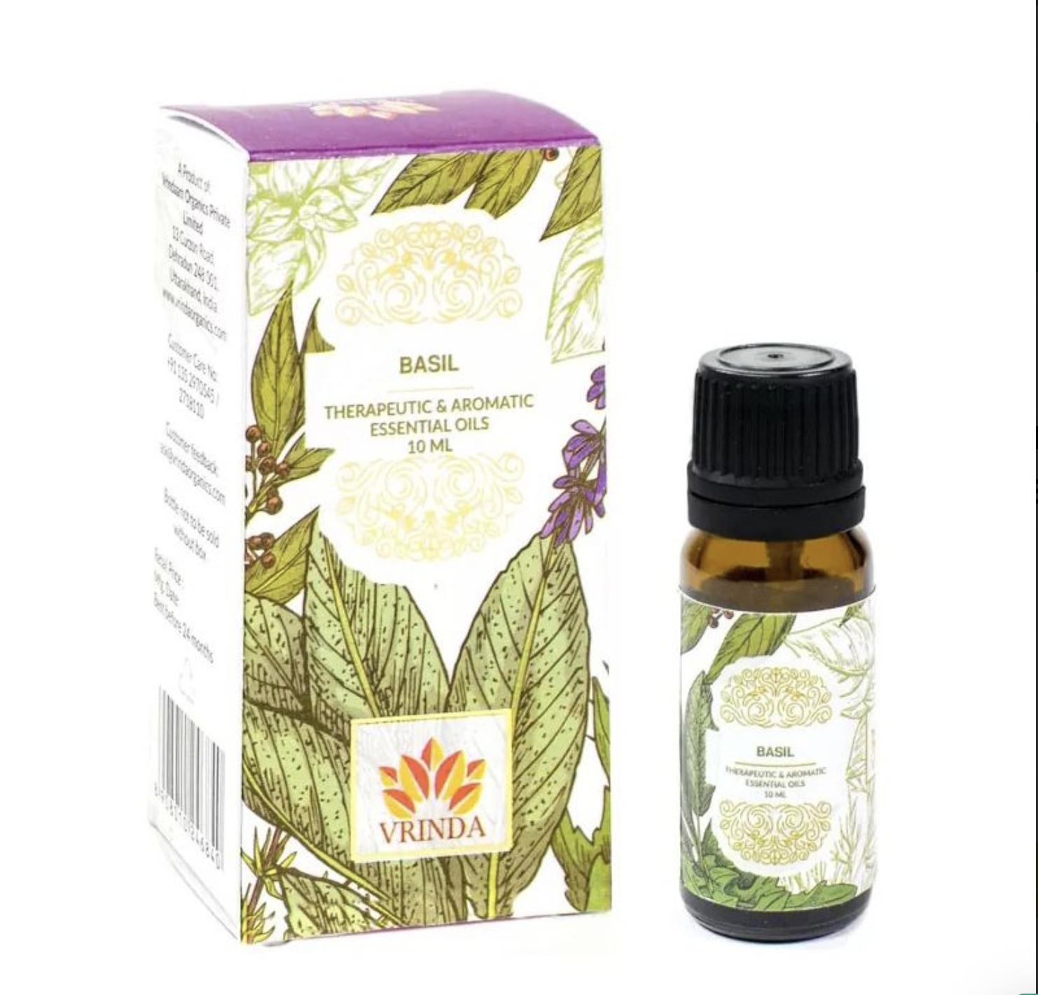 

Натуральное эфирное масло Базилика (10 мл), Basil Natural Essential Oil, Goloka