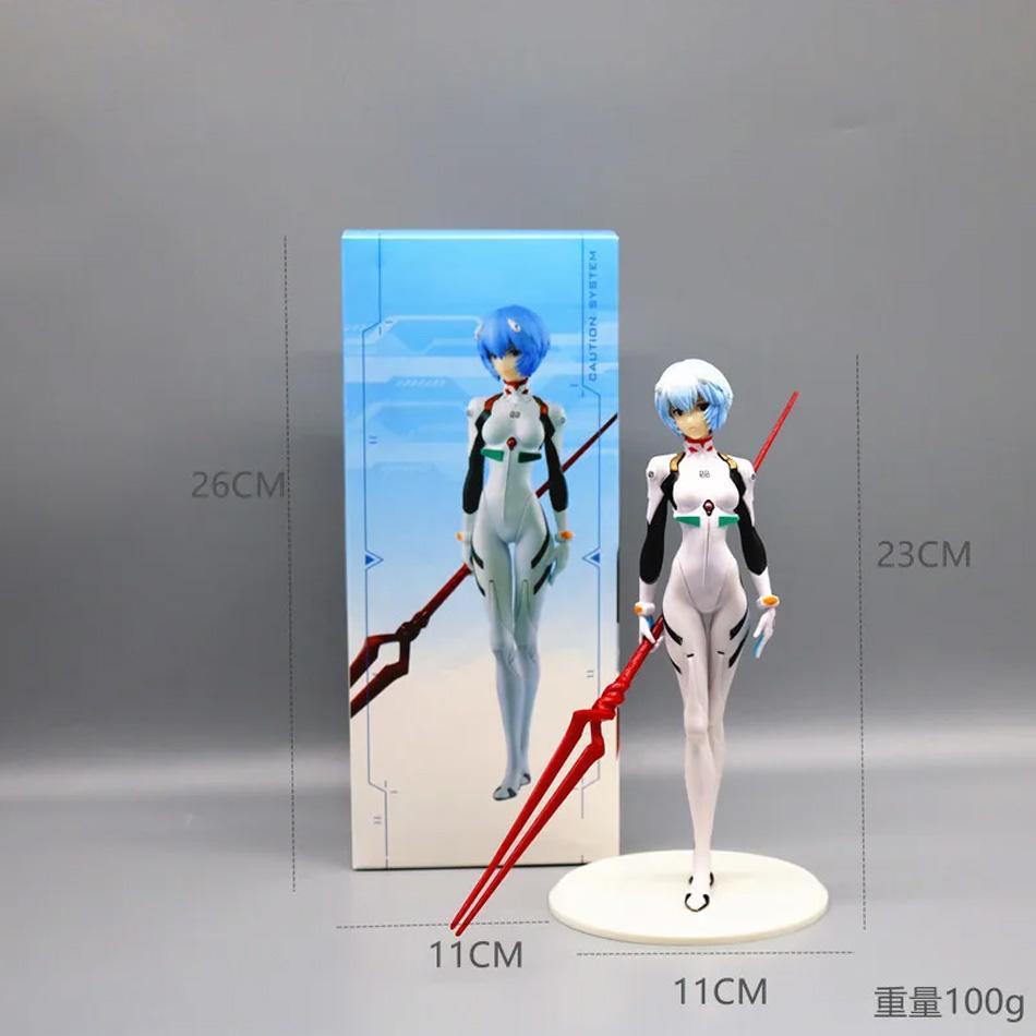 23CM Anime NEON GENESIS EVANGELION EVA Ayanami Rei søt figur PVC modell leker duk samleobjekter ornamenter gaver