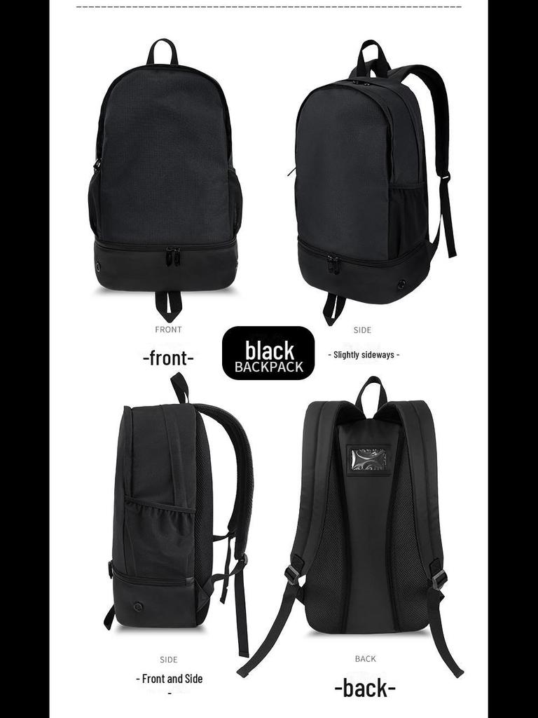 Men's Large Casual Backpack - Outdoor, Double-Duty, Logo Print, Laptop/Travel/School Bag