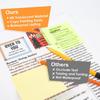Transparent Sticky Notes 500 Pcs, MIUTME Clear Sticky Notes Waterproof Translucent Color Memo Pad 3 x 3 inch, See Through Notes for Office College