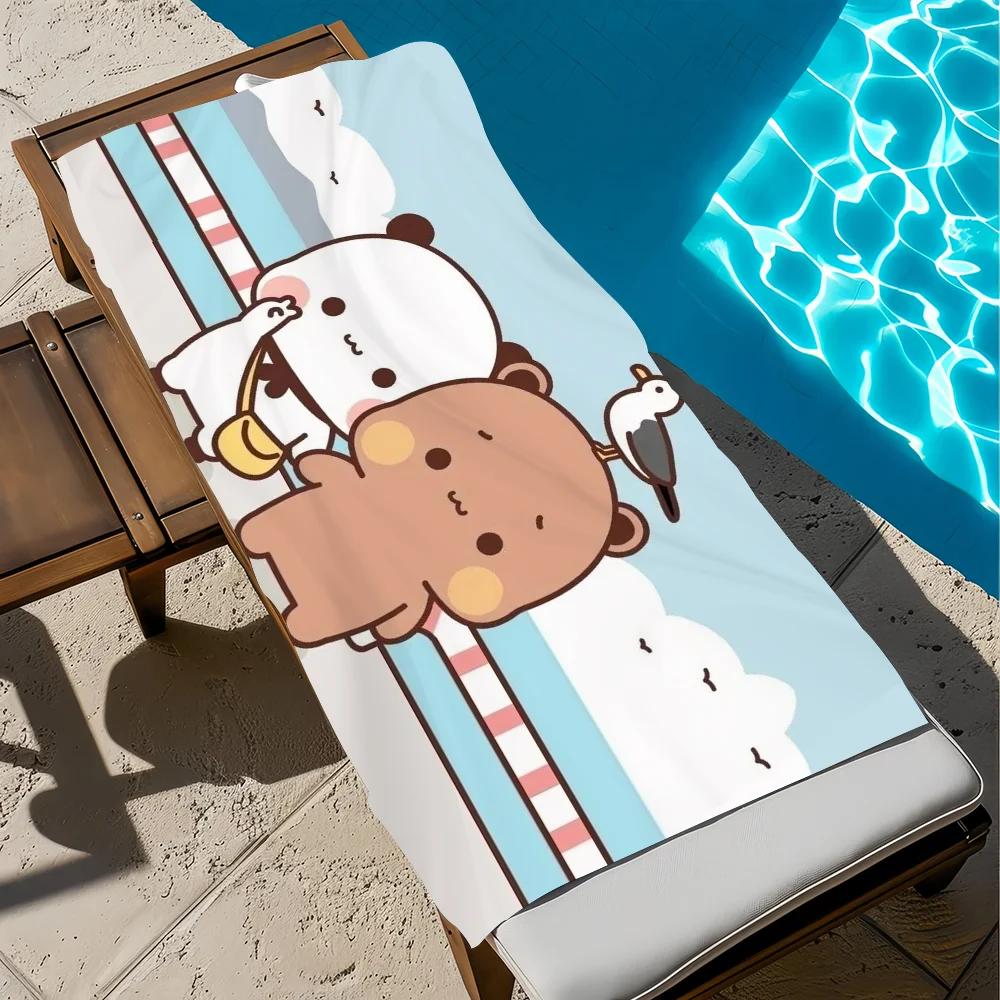 DUDU BUBU Kawaii Towel  Pool Beach Towel Portable Quick Fast Dry Sand Outdoor Travel Swim Blanket Thin  Mat Bath Towel