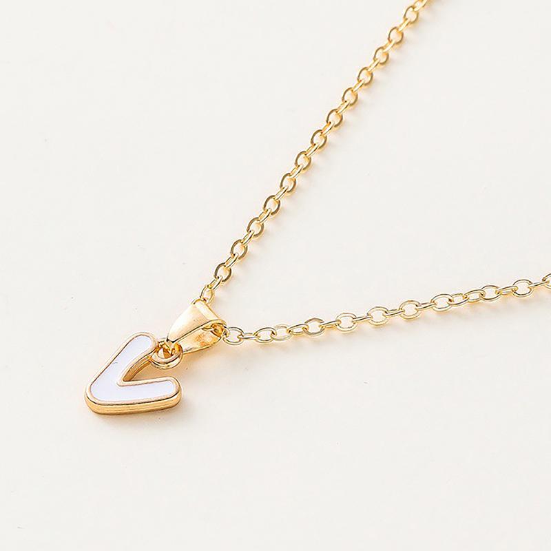 Personalized 26 Initials Charm Necklace For Women Men Premium Design Name Necklace Ladies Jewelry Gift