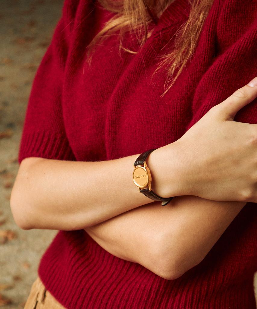 Lememe Ciel Leather Bracelet Deepbrown