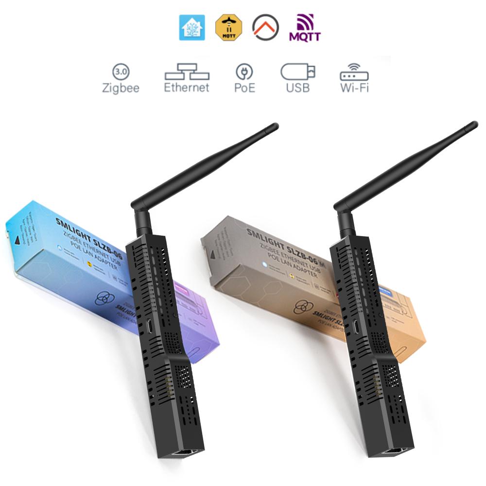 

SMLIGHT SLZB-06 – A Zigbee 3.0 to Ethernet, USB, and WiFi adapter with PoE support, works with Zigbee2MQTT, ZHA,Home Assistant Other