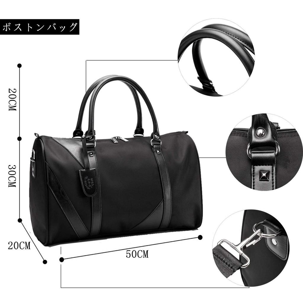 Boston Bag for Women and Sports Duffel Garment Large School Travel Shoe Storage Bag [TcIFE] Men, Bag, Bag, Capacity, Bag, Bag,