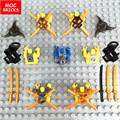 5pairs MOC Bricks Body Part Hand Boxing Glove 4cm Figure wear bb0524 bb0523 Building Blocks DO-IT-YOURSELF Dolls Toys Children Presents