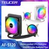 TEUCER AF-S120 Water Cooler 120mm RGB Fan Liquid Heatsink Integrated Radiator Cpu Cooling for Intel LGA115x 1200 1700 2011