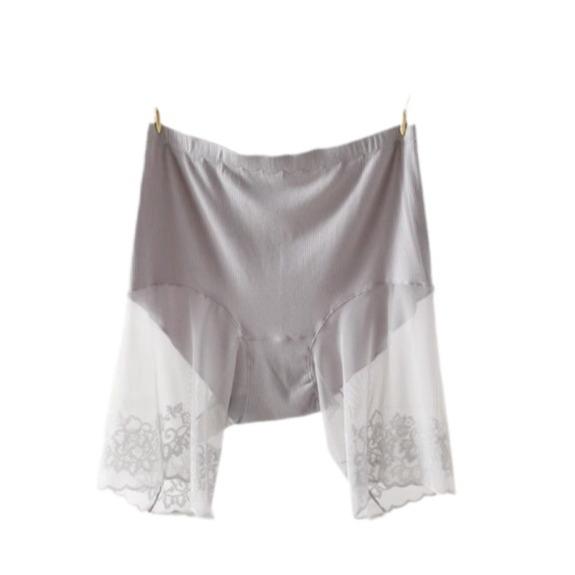 Plus Size High Waist Safety Shorts 2-in-1 Modal Layer for Women