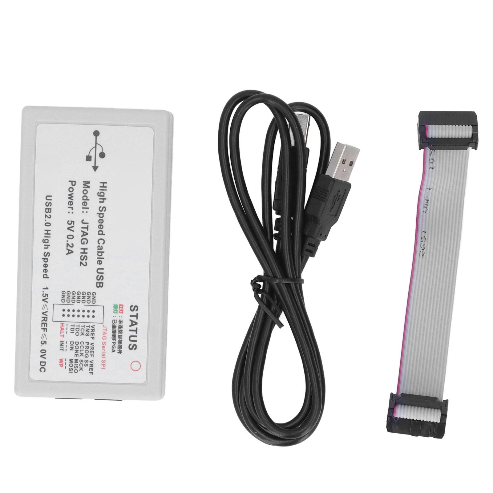 

Емулятор Завантаження Дебагер Корпус з АБС Дебагінговий Інструмент Сумісний з пристроями 1.8В 2.5В 3.3В