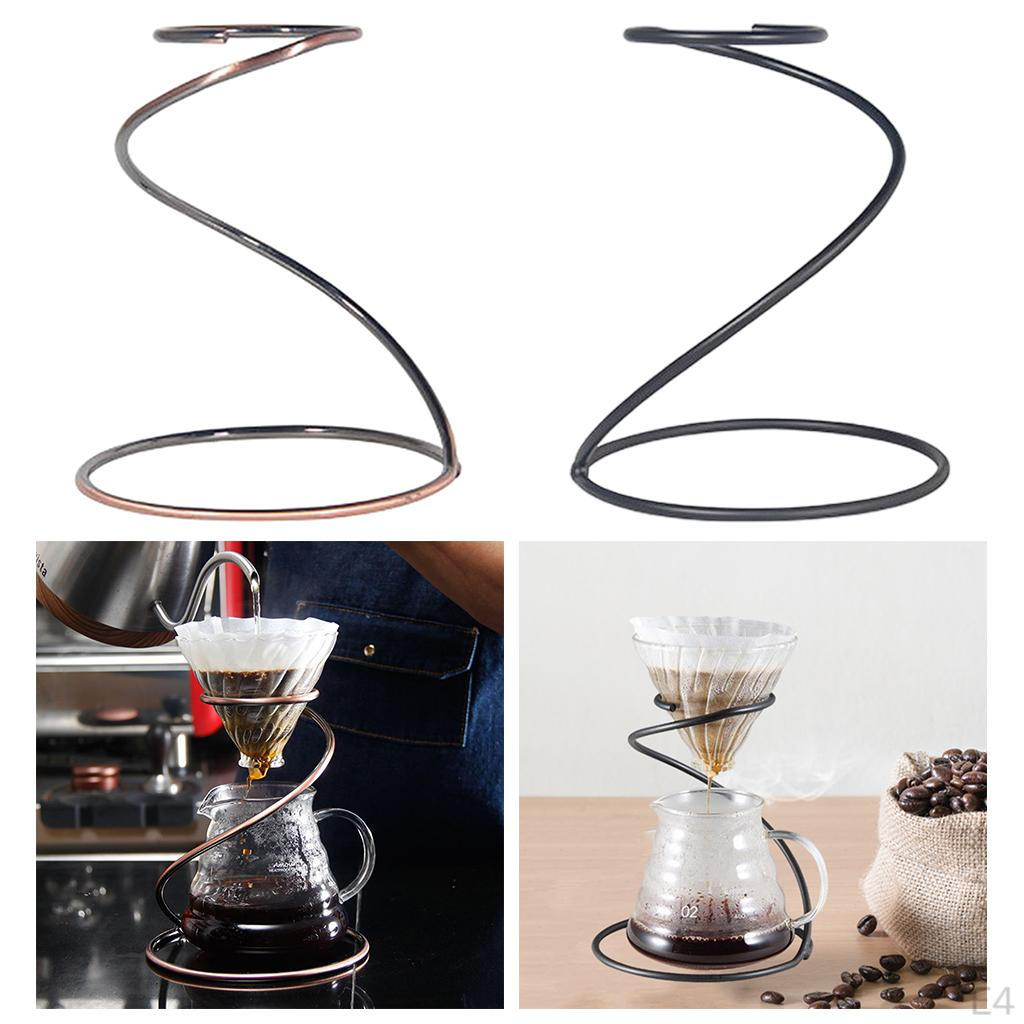 Metall Kaffeefilterständer Rack Spiralfilterhalter für Café,