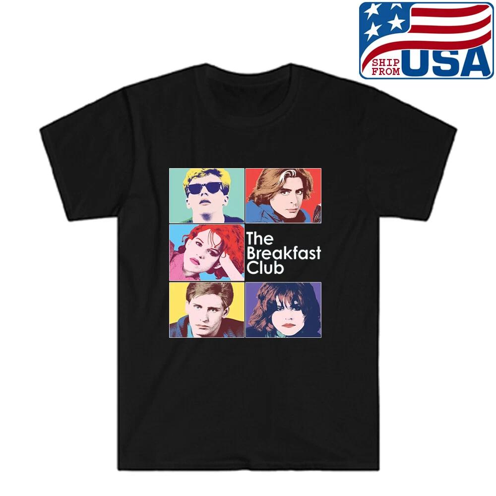 The Breakfast Club 80 s Movie Cast Men s Black Size S to 5XL 3XL