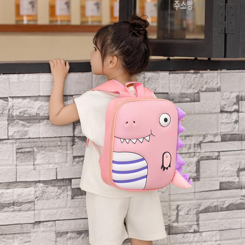 Adorable Cartoon Dinosaur Childrens Backpack Lightweight Eva Shoulder Bag For Kids