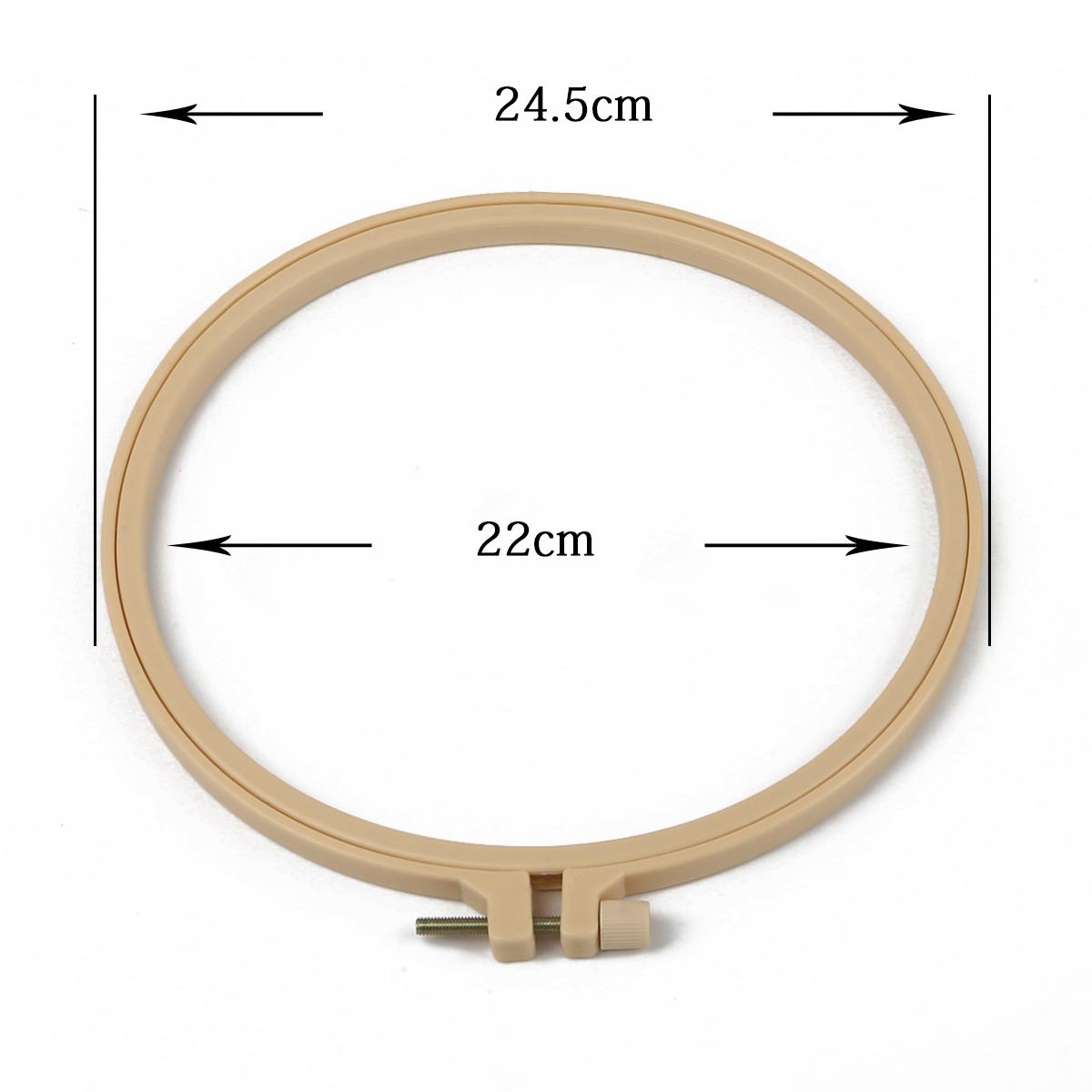

1 шт. пластиковый вышитый венок инструмент для вышивки крестиком круглая рамка для вышивания швейные пяльцы кольцо украшение дома ремесло 24.5cm