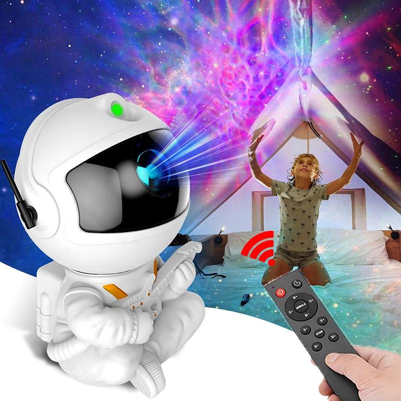 Astronaut Projector LED Night Light Starry Sky Porjectors Lamp with Remote Control for Bedroom Desktop Decoration Birthday Gifts