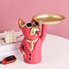 Statue Figurine Storage Tray Key Ring Holder Necklace Earrings Jewelry Coin Organizer Resin Material
