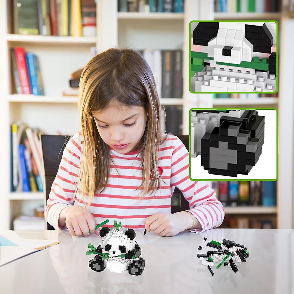 3 In1 Panda Building Blocks Building Toys Animal Bricks Building Blocks Figures Animal Toys 720 Pieces Panda