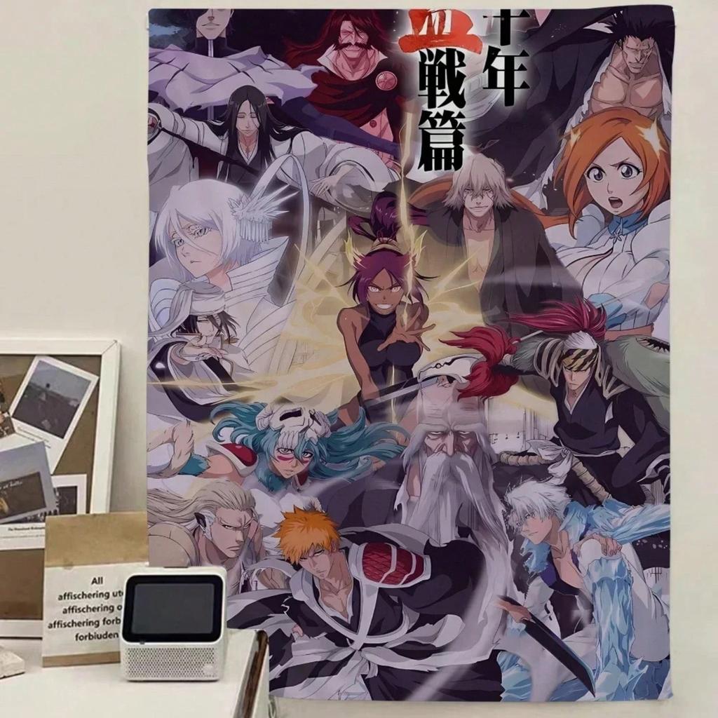 Bleach ThousandYear Blood War Tapestry Epic Anime Battle Art Perfect for Bedroom Decor Fans of the Iconic Shonen Series
