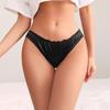 Sexy super elastische bunte Hosenunterwäsche Damen Low-Rise Satin-Slips reine Baumwolle im Schritt weich atmungsaktiv bequeme Unterwäsche Damen
