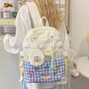 Schoolbag Cute Girl Backpack Korean Version Fashion Star Primary and Secondary School Student Schoolbag Large Capacity High Value Computer Backpack