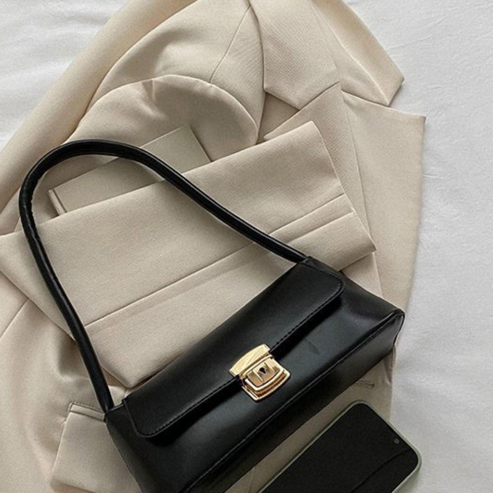 Handbag French Stick Bag Vintage Rectangle Armpit Bag Trendy Underarm Bag Girls