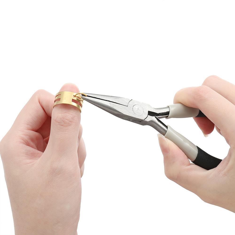 High-carbon Steel Jewelry Making Pilers Durable Needle Round Nose Cutting Wire Diagonal Pliers for Jewelry Making Repair Tools