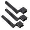3Pcs Guitar String Winder Pin Peg Puller Tool Accessory Set Kit for Electric Acoustic UkuleleBlack