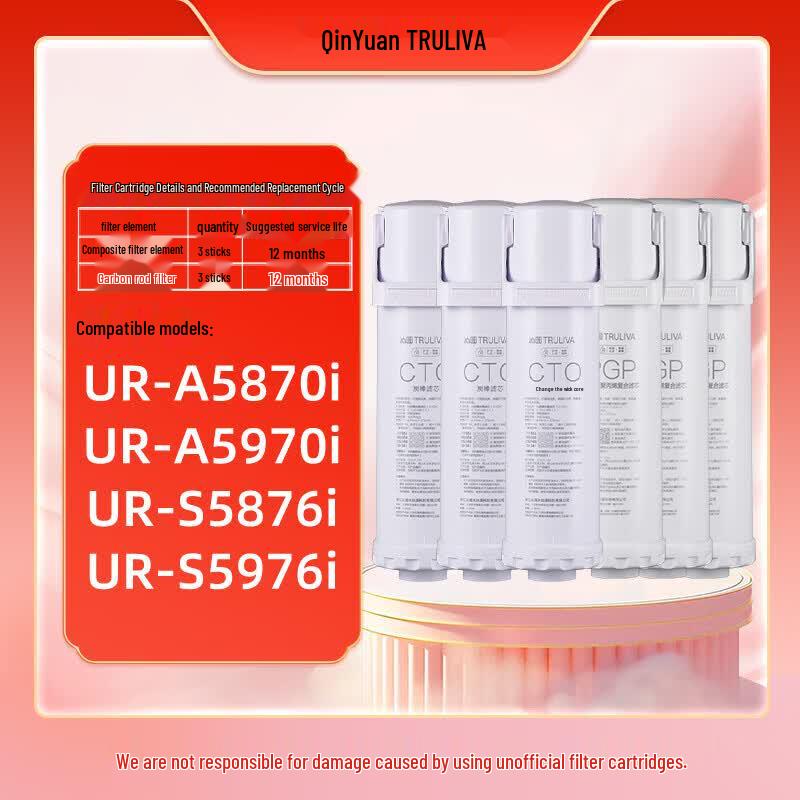 Truliva Water Purifier Filter 3-Year Replacement Set