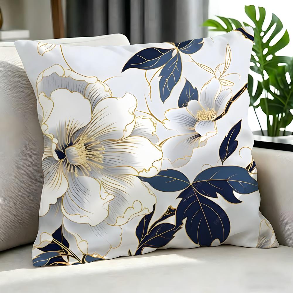 Art CChinese Traditional Floraled Cushion Cover Cushion Cover Set Pcs x x x Pillowcase Decorative Sofa Home Decor