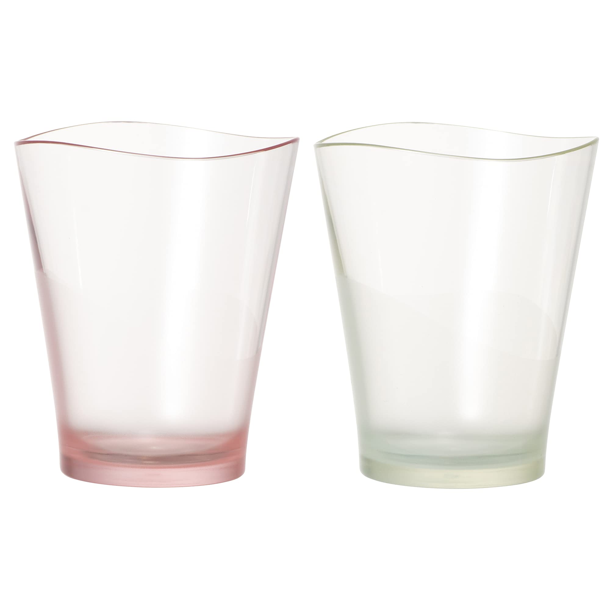 

IJ Unbreakable Pair Glasses, Set of 2, 240ml, Microwave and Dishwasher Safe, Made in Japan, Perfect for Outdoor Activities, Kids, Home Parties, Cute